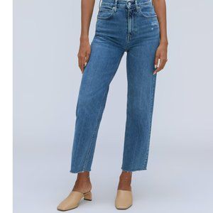 NEVER WORN - Everlane - Distressed - Way High Jean 29 Long